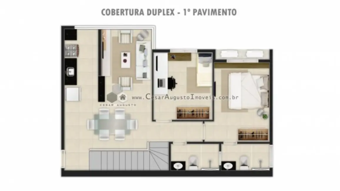 Foto 7 de Apartamento com 2 quartos à venda, 53m2 em Engenheiro Luciano Cavalcante, Fortaleza - CE
