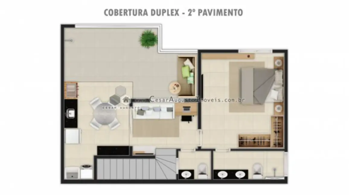 Foto 6 de Apartamento com 2 quartos à venda, 53m2 em Engenheiro Luciano Cavalcante, Fortaleza - CE