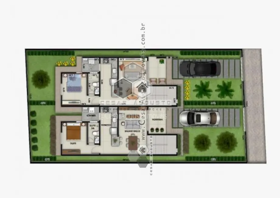 Casa com 3 quartos à venda, 100m2 em Eusebio - CE - imagem 3 Foto 3 de Casa com 3 quartos à venda, 100m2 em Eusebio - CE