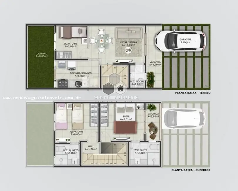 Casa de Condomínio com 2 quartos à venda, 71m2 em Eusebio - CE - imagem 7 Foto 7 de Casa de Condomínio com 2 quartos à venda, 71m2 em Eusebio - CE
