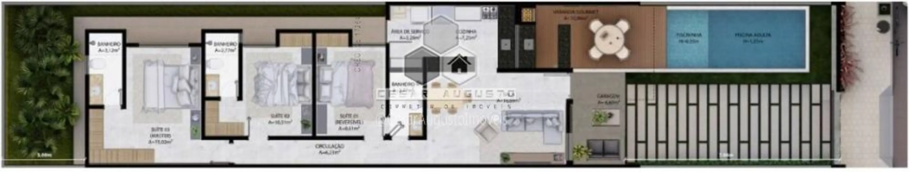 Casa com 3 quartos à venda, 106m2 em Precabura, Eusebio - CE - imagem 4 Foto 4 de Casa com 3 quartos à venda, 106m2 em Precabura, Eusebio - CE