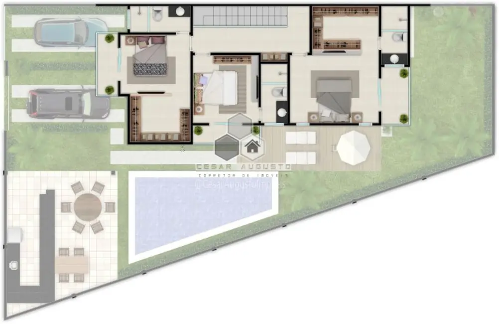 Casa com 4 quartos à venda, 127m2 em Centro, Eusebio - CE - imagem 2 Foto 2 de Casa com 4 quartos à venda, 127m2 em Centro, Eusebio - CE