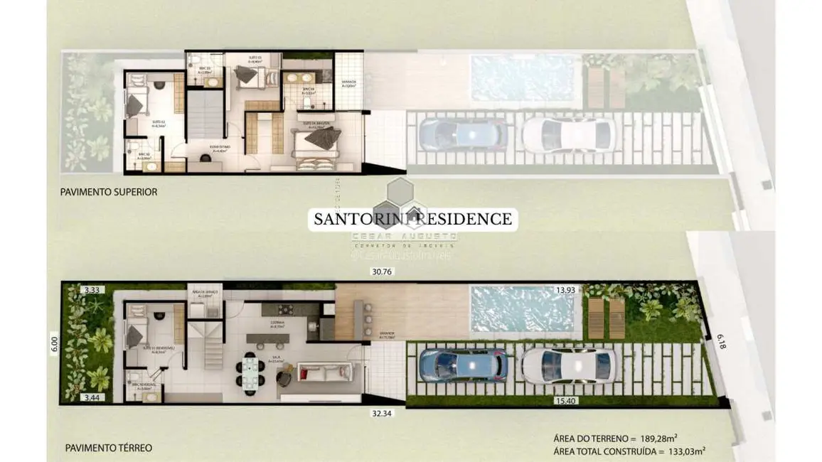 Casa com 4 quartos à venda, 133m2 em Eusebio - CE - imagem 4 Foto 4 de Casa com 4 quartos à venda, 133m2 em Eusebio - CE