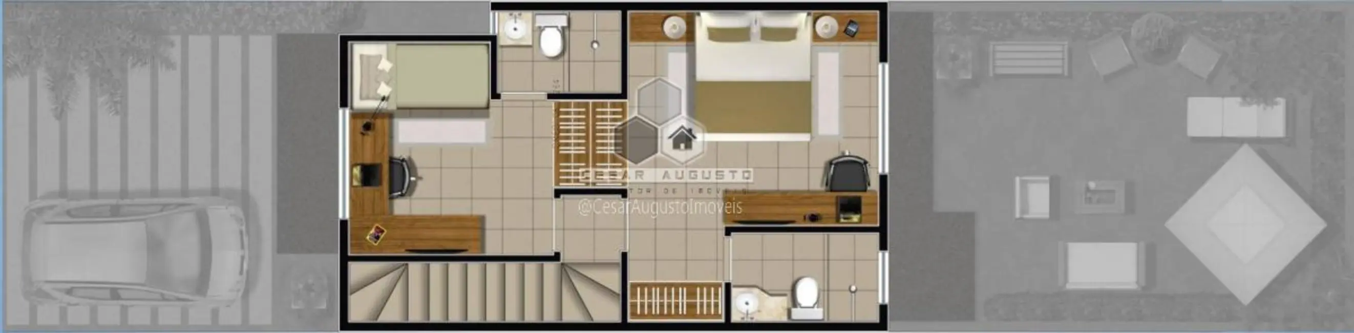 Casa de Condomínio com 2 quartos à venda, 70m2 em Parque Santa Maria, Fortaleza - CE - imagem 4 Foto 4 de Casa de Condomínio com 2 quartos à venda, 70m2 em Parque Santa Maria, Fortaleza - CE