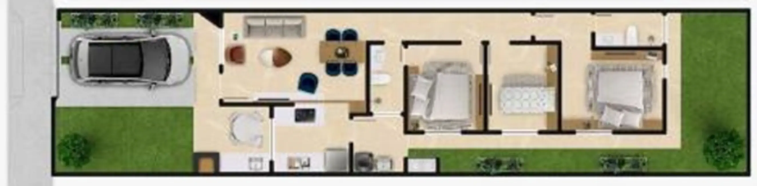 Casa com 3 quartos à venda, 85m2 em Eusebio - CE - imagem 3 Foto 3 de Casa com 3 quartos à venda, 85m2 em Eusebio - CE