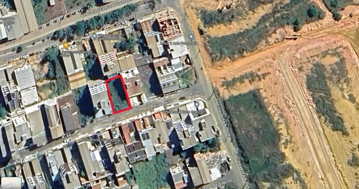 Foto 1 de Terreno / Lote à venda, 250m2 em Santana Do Paraiso - MG