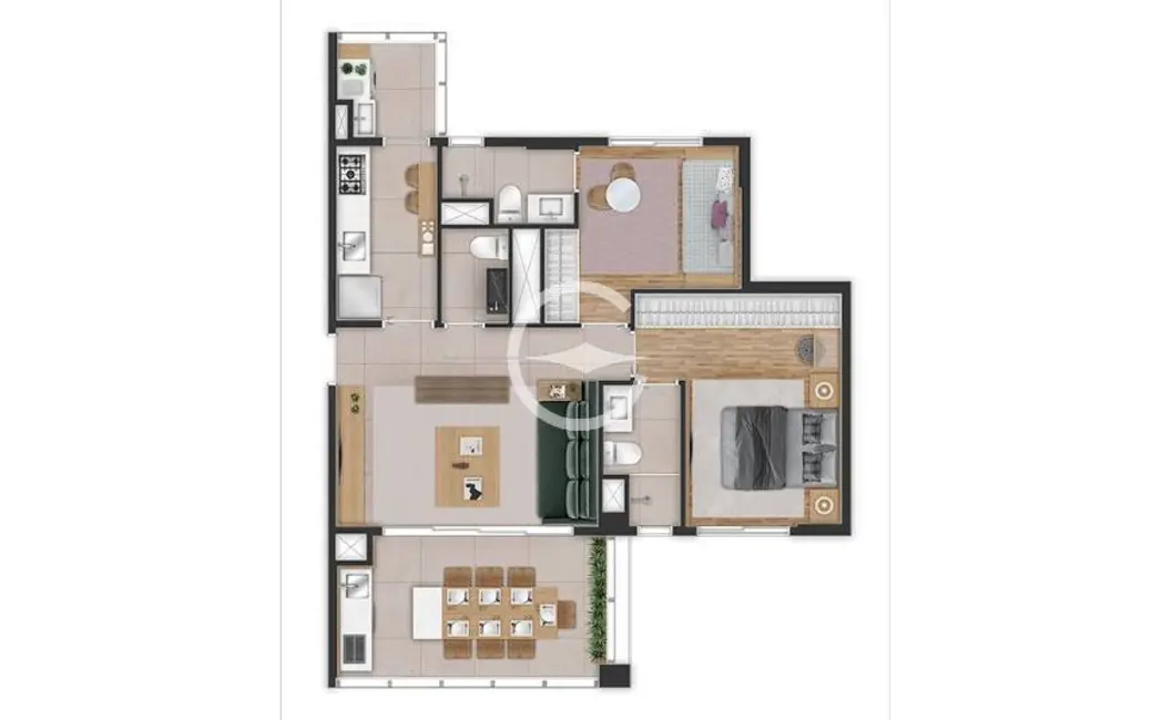 Foto 8 de Apartamento com 2 quartos à venda, 73m2 em Brooklin Paulista, São Paulo - SP