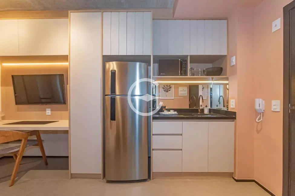 Apartamento com 1 quarto à venda e para alugar, 25m2 em Brooklin Paulista, São Paulo - SP - imagem 4 Foto 4 de Apartamento com 1 quarto à venda e para alugar, 25m2 em Brooklin Paulista, São Paulo - SP