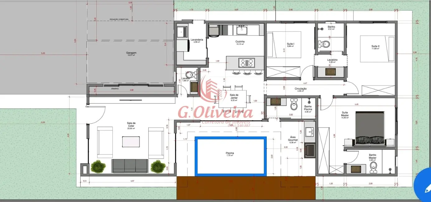 Foto 3 de Casa de Condomínio com 3 quartos à venda, 155m2 em Itupeva - SP