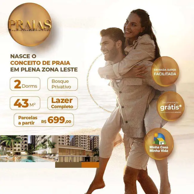 Foto 1 de Apartamento com 2 quartos à venda, 43m2 em Colônia (Zona Leste), São Paulo - SP