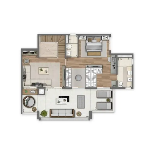 Foto 4 de Apartamento com 3 quartos à venda, 84m2 em Parque São Jorge, São Paulo - SP