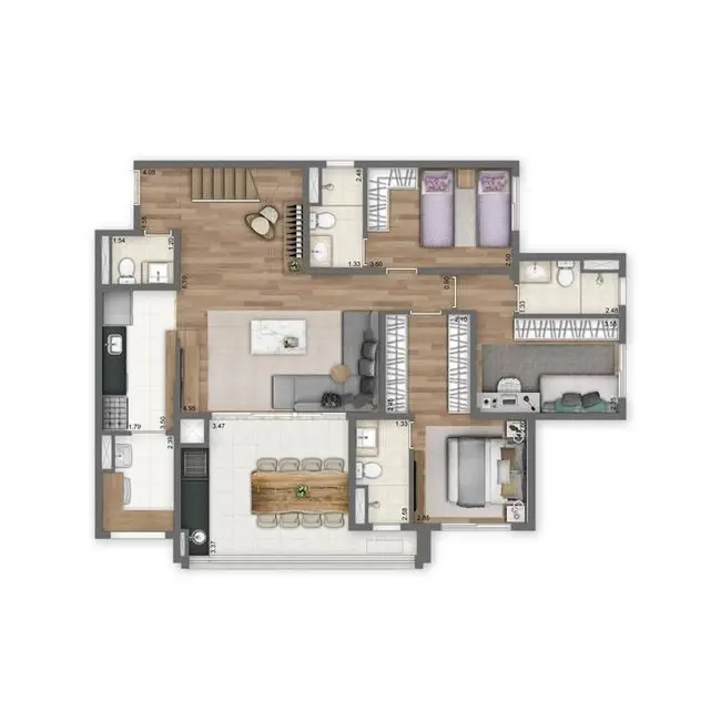 Foto 2 de Apartamento com 3 quartos à venda, 84m2 em Parque São Jorge, São Paulo - SP