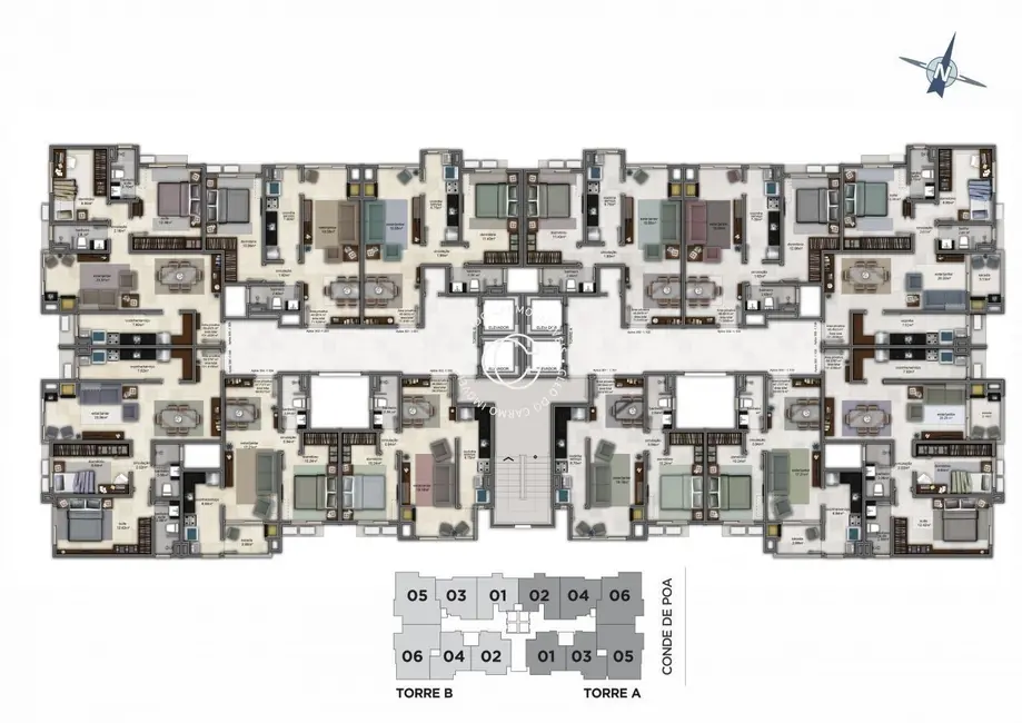 Foto 5 de Apartamento com 1 quarto à venda, 49m2 em Bonfim, Santa Maria - RS