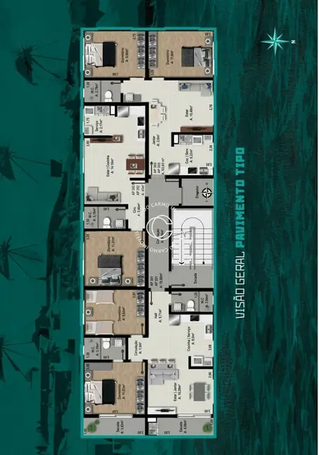 Foto 4 de Apartamento com 2 quartos à venda, 71m2 em Camobi, Santa Maria - RS