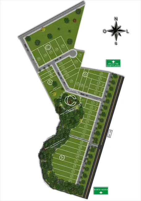 Foto 8 de Terreno / Lote à venda, 787m2 em Itaara - RS