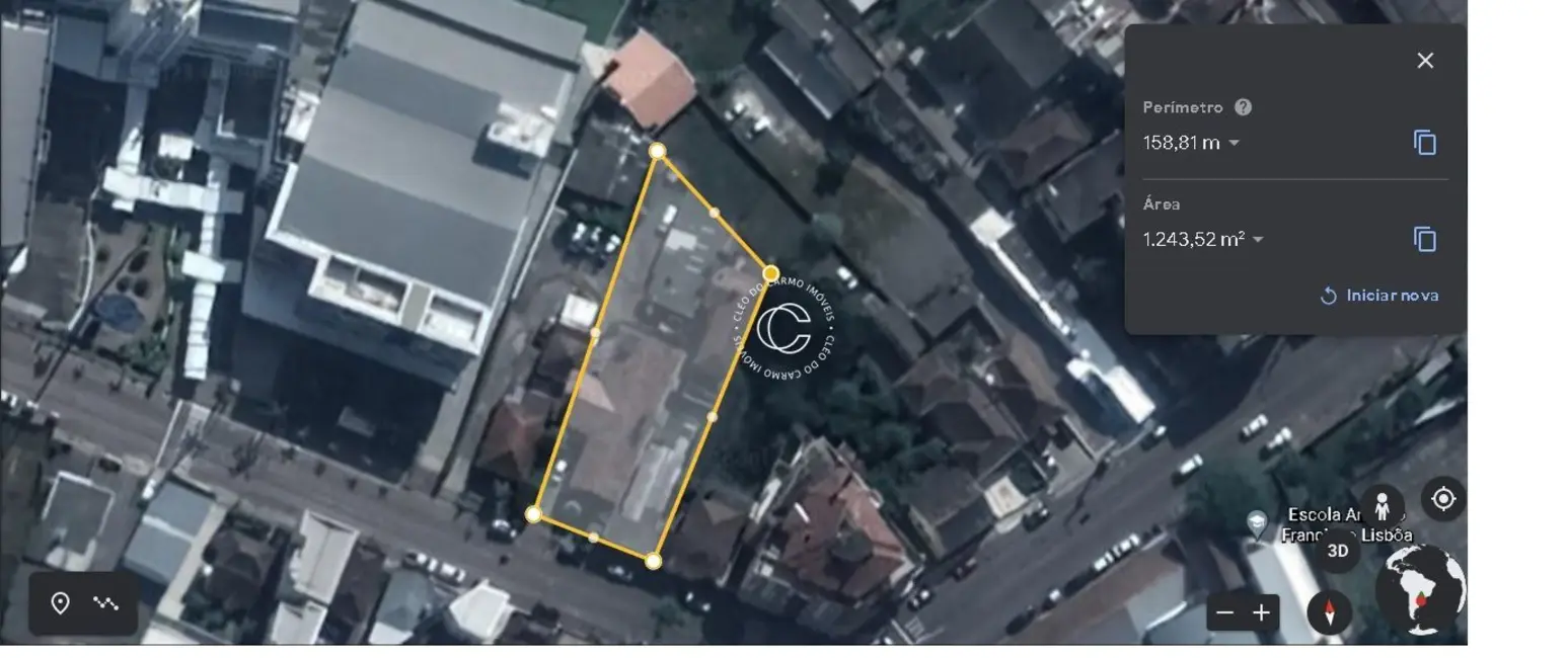 Foto 1 de Terreno / Lote à venda, 1282m2 em Nossa Senhora das Dores, Santa Maria - RS