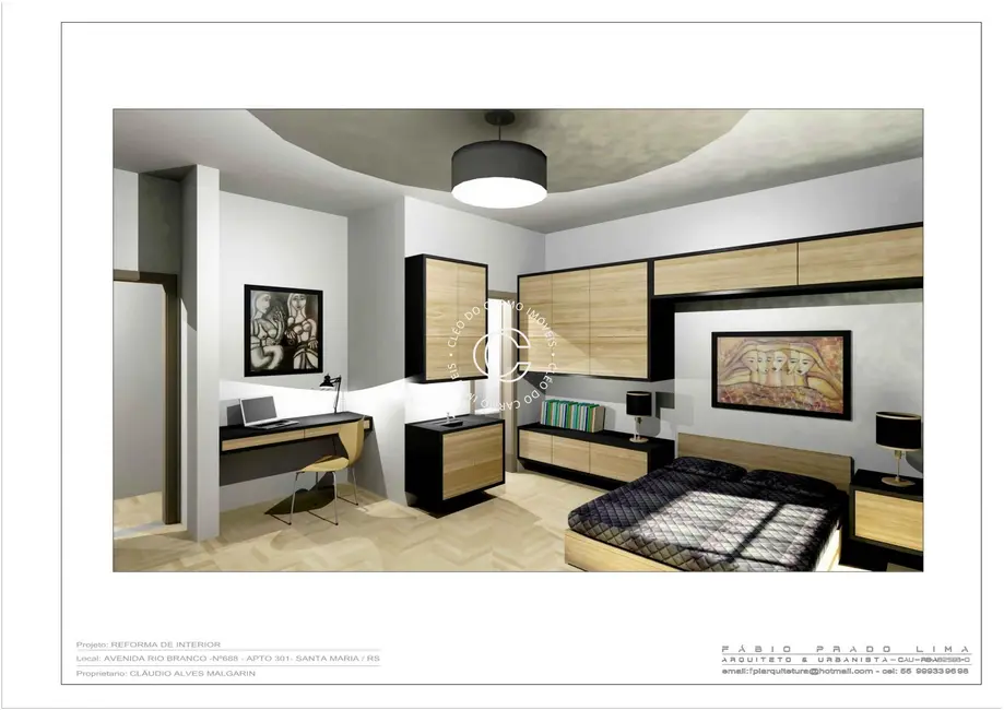 Foto 7 de Apartamento com 3 quartos à venda, 231m2 em Centro, Santa Maria - RS