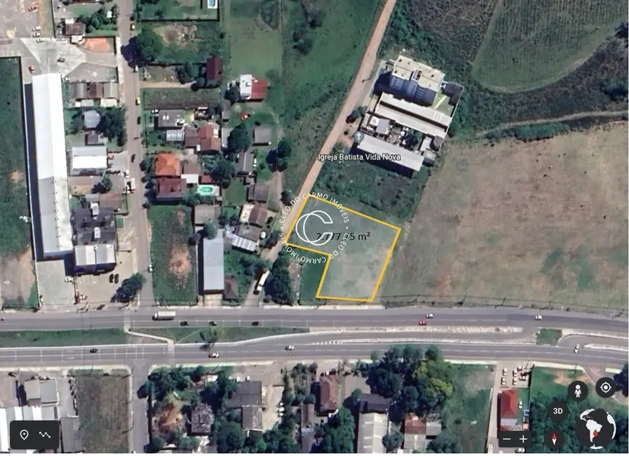 Foto 1 de Terreno / Lote à venda, 2778m2 em Pé de Plátano, Santa Maria - RS