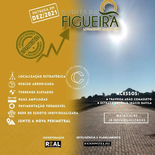 Foto 1 de Terreno / Lote à venda, 420m2 em Diácono João Luiz Pozzobon, Santa Maria - RS