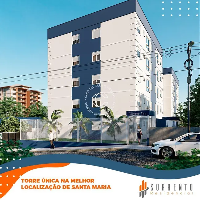 Foto 1 de Apartamento com 2 quartos à venda, 52m2 em Noal, Santa Maria - RS