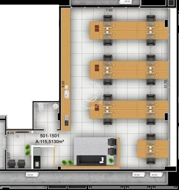 Sala Comercial com 1 quarto à venda, 116m2 em Centro, Santa Maria - RS - imagem 2 Foto 2 de Sala Comercial com 1 quarto à venda, 116m2 em Centro, Santa Maria - RS