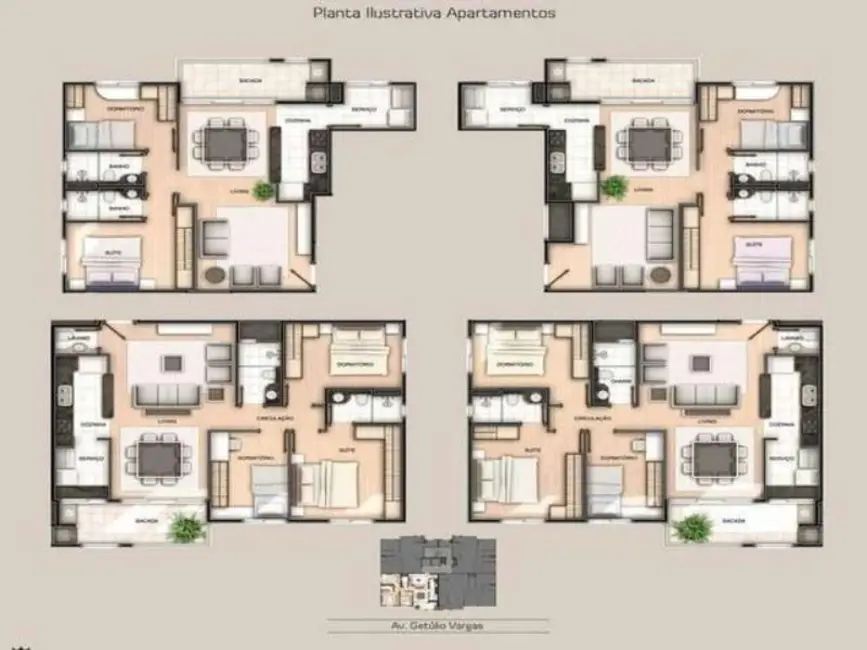 Foto 5 de Apartamento com 2 quartos à venda, 77m2 em Vila Operária, Itajai - SC