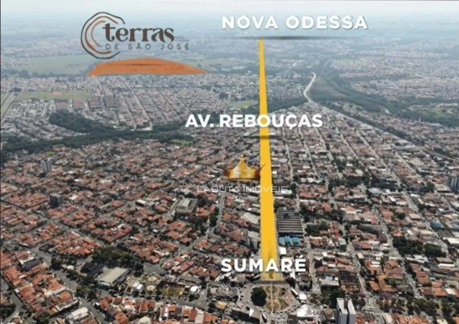 Foto 2 de Terreno / Lote à venda, 200m2 em Jardim das Palmeiras, Sumare - SP