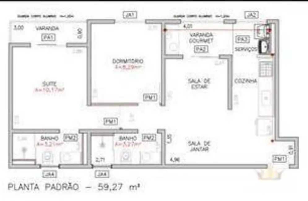 Foto 3 de Apartamento com 2 quartos à venda, 59m2 em Jardim Santa Madalena, Sumare - SP