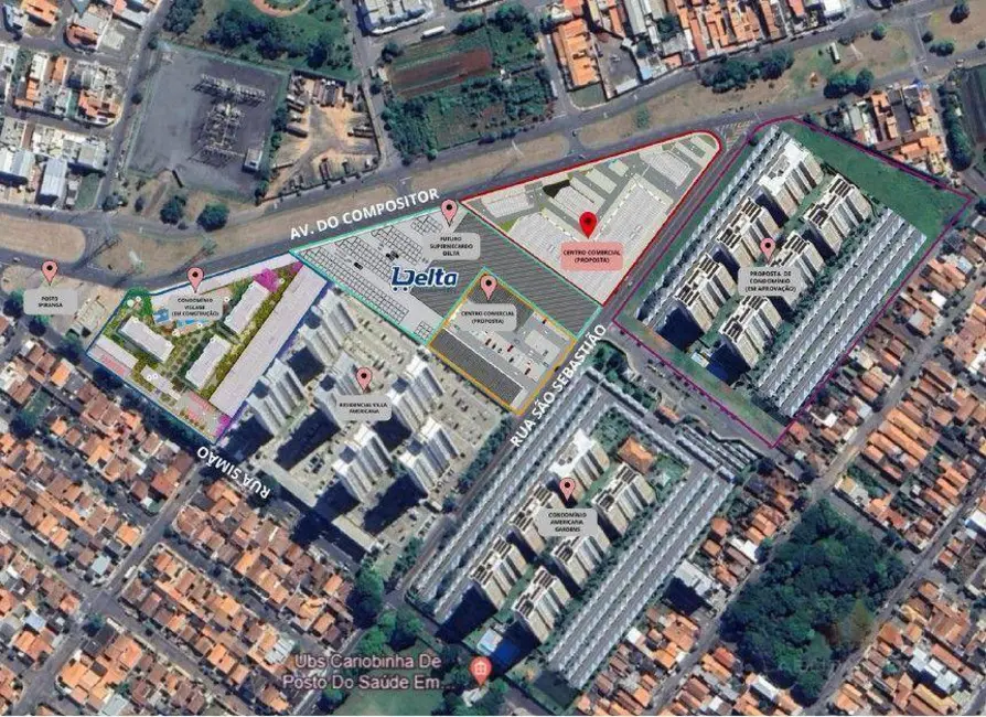 Sala Comercial à venda, 12627m2 em Parque Residencial Jaguari, Americana - SP - imagem 3 Foto 3 de Sala Comercial à venda, 12627m2 em Parque Residencial Jaguari, Americana - SP