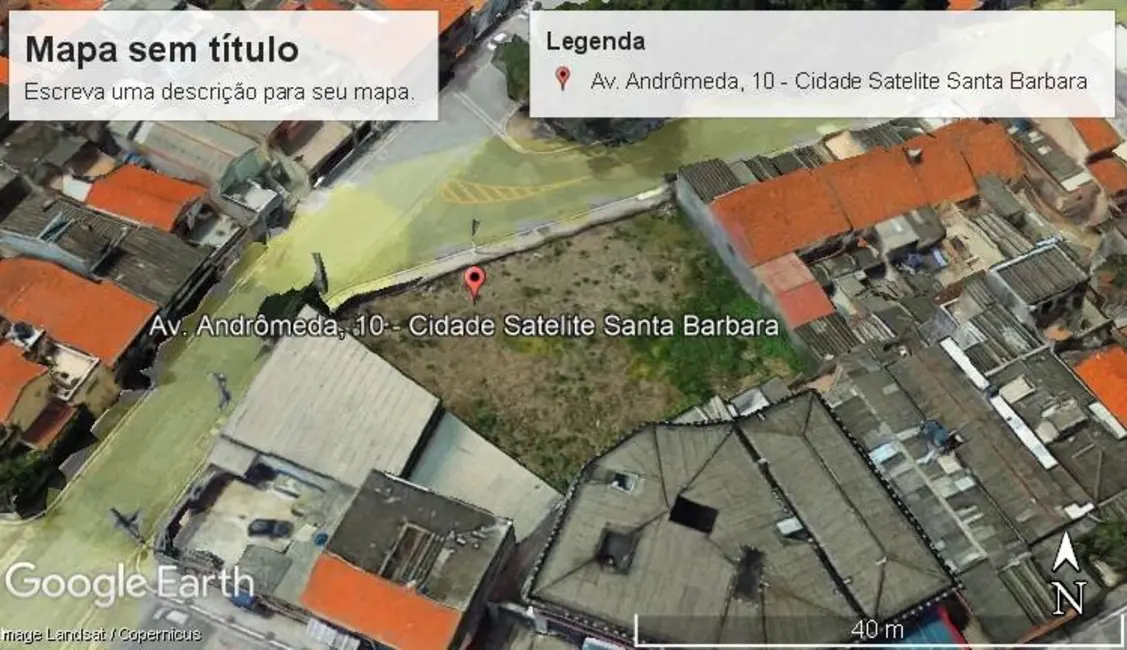 Foto 1 de Terreno / Lote à venda, 1200m2 em Cidade Satélite Santa Bárbara, São Paulo - SP