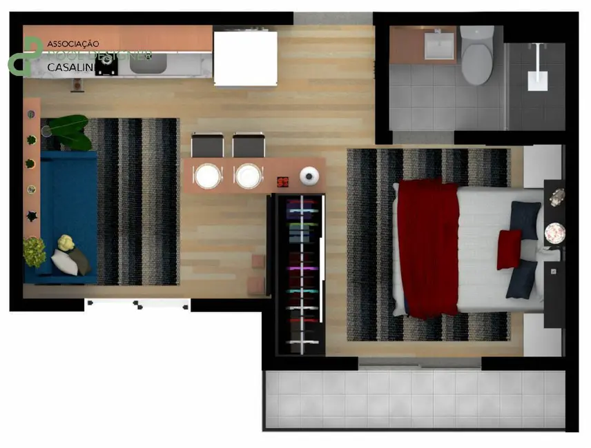 Foto 9 de Apartamento com 1 quarto à venda e para alugar, 24m2 em Cidade Patriarca, São Paulo - SP