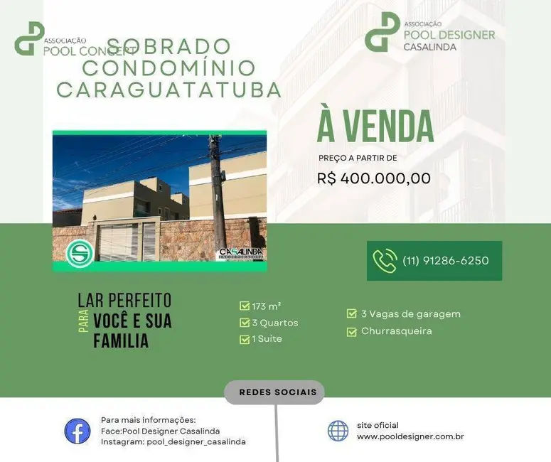 Casa com 3 quartos à venda, 173m2 em Jardim Britânia, Caraguatatuba - SP - imagem 4 Foto 4 de Casa com 3 quartos à venda, 173m2 em Jardim Britânia, Caraguatatuba - SP