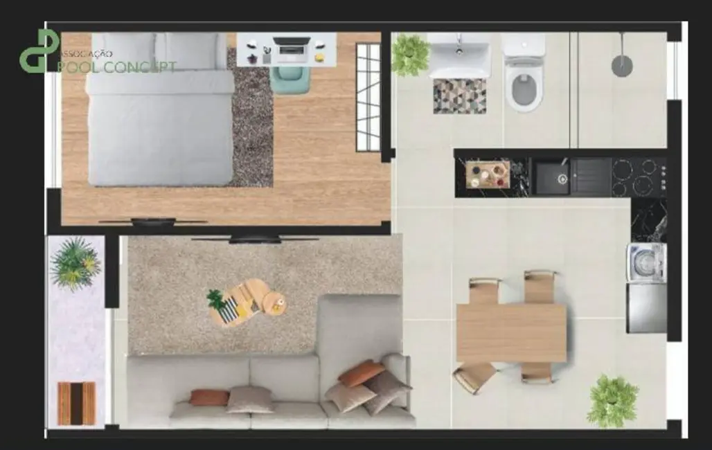 Apartamento com 1 quarto à venda, 32m2 em Vila Formosa, São Paulo - SP - imagem 4 Foto 4 de Apartamento com 1 quarto à venda, 32m2 em Vila Formosa, São Paulo - SP