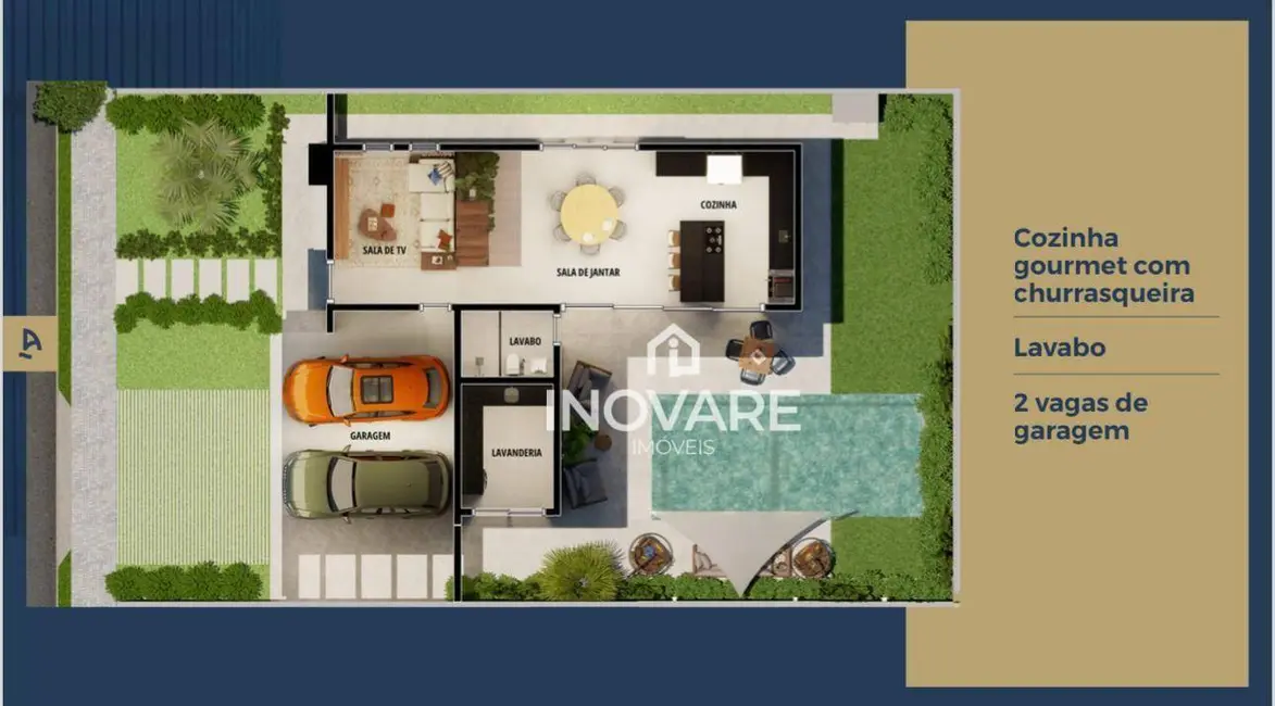 Casa de Condomínio com 3 quartos à venda, 226m2 em Buriti Alegre - GO - imagem 8 Foto 8 de Casa de Condomínio com 3 quartos à venda, 226m2 em Buriti Alegre - GO