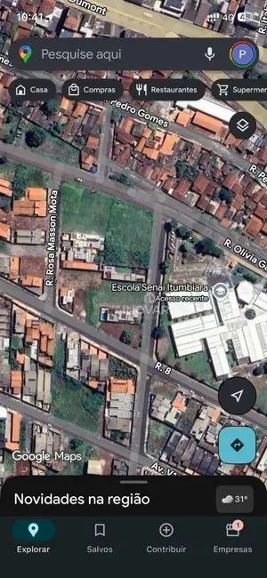 Foto 4 de Terreno / Lote à venda, 400m2 em Paranaíba, Itumbiara - GO