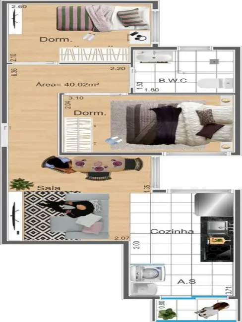 Apartamento com 1 quarto à venda, 44m2 em Penha de França, São Paulo - SP - imagem 1 Foto 1 de Apartamento com 1 quarto à venda, 44m2 em Penha de França, São Paulo - SP