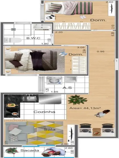 Apartamento com 1 quarto à venda, 38m2 em Penha de França, São Paulo - SP - imagem 1 Foto 1 de Apartamento com 1 quarto à venda, 38m2 em Penha de França, São Paulo - SP