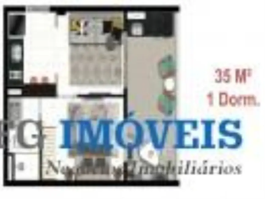 Foto 2 de Apartamento com 1 quarto à venda, 39m2 em Cambuci, São Paulo - SP