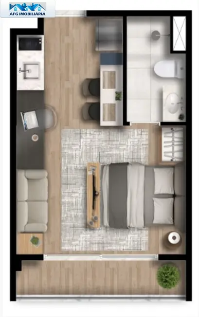 Foto 1 de Apartamento com 1 quarto à venda, 24m2 em Bela Vista, São Paulo - SP