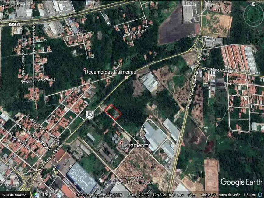 Foto 2 de Terreno / Lote à venda, 5000m2 em Itararé, Teresina - PI