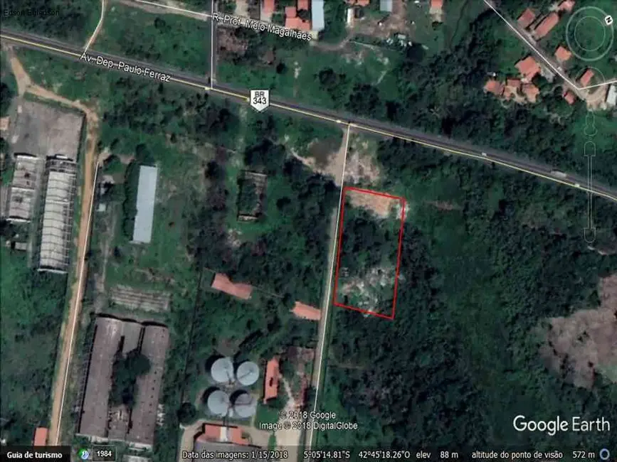 Foto 3 de Terreno / Lote à venda, 5000m2 em Itararé, Teresina - PI