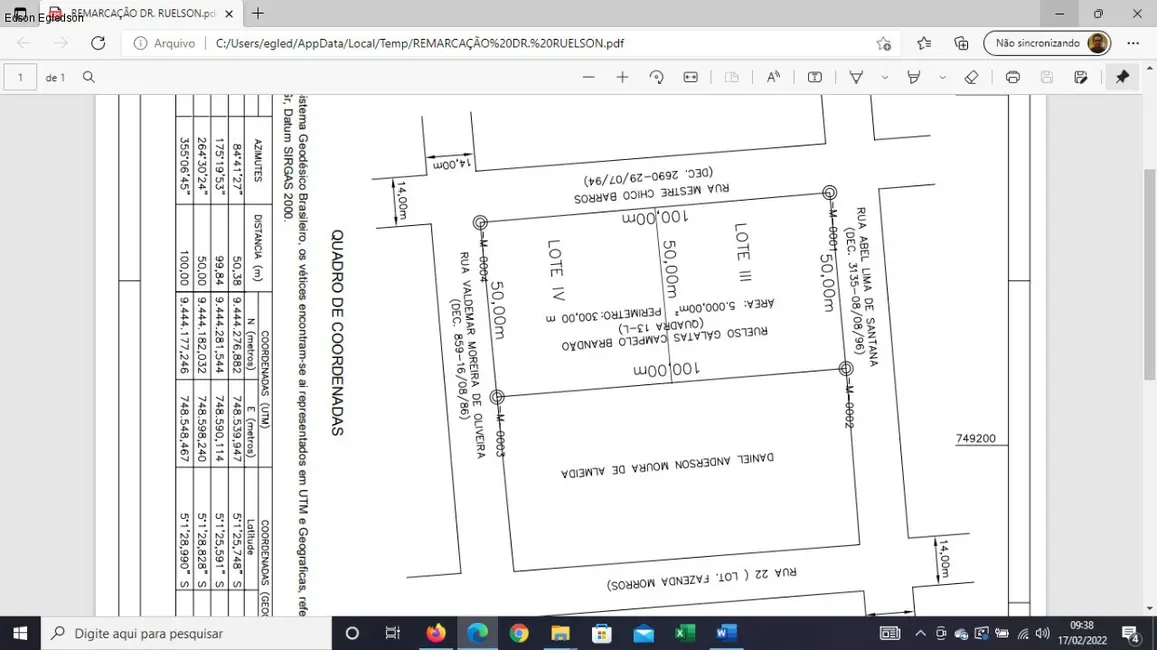 Foto 2 de Terreno / Lote à venda, 5000m2 em Morros, Teresina - PI