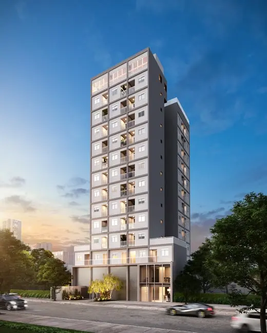 Foto 1 de Apartamento com 1 quarto à venda, 37m2 em São Paulo - SP