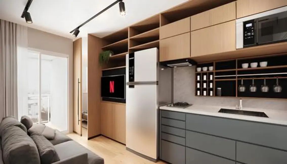 Foto 3 de Loft / Flat com 1 quarto à venda, 27m2 em São Paulo - SP