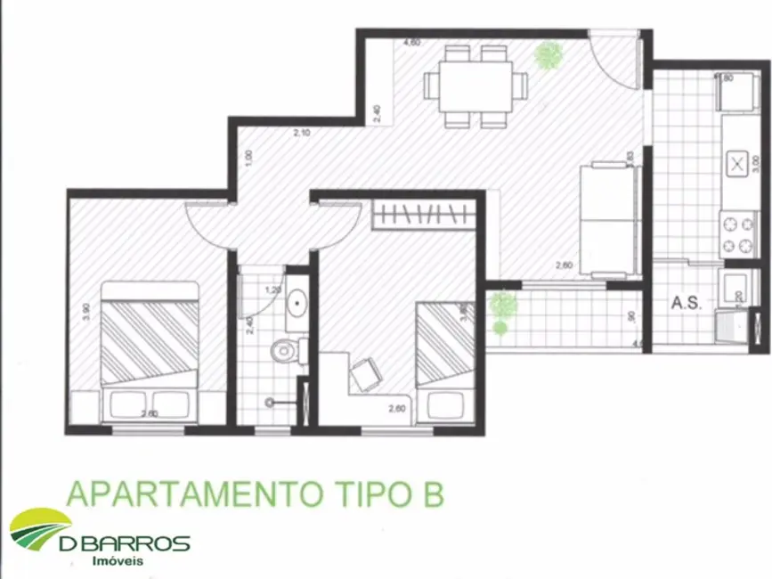 Foto 3 de Terreno / Lote à venda, 18528m2 em Jardim Baronesa, Taubate - SP