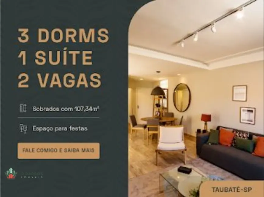 Foto 2 de Casa de Condomínio com 3 quartos à venda, 107m2 em Jardim Califórnia, Taubate - SP