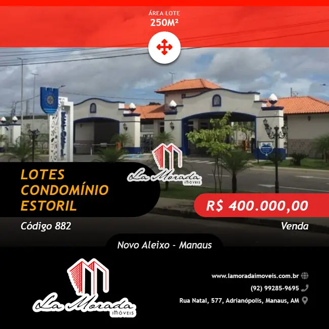 Foto 1 de Lote de Condomínio à venda, 250m2 em Novo Aleixo, Manaus - AM