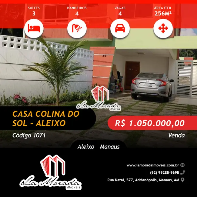 Foto 1 de Casa com 3 quartos à venda, 256m2 em Aleixo, Manaus - AM