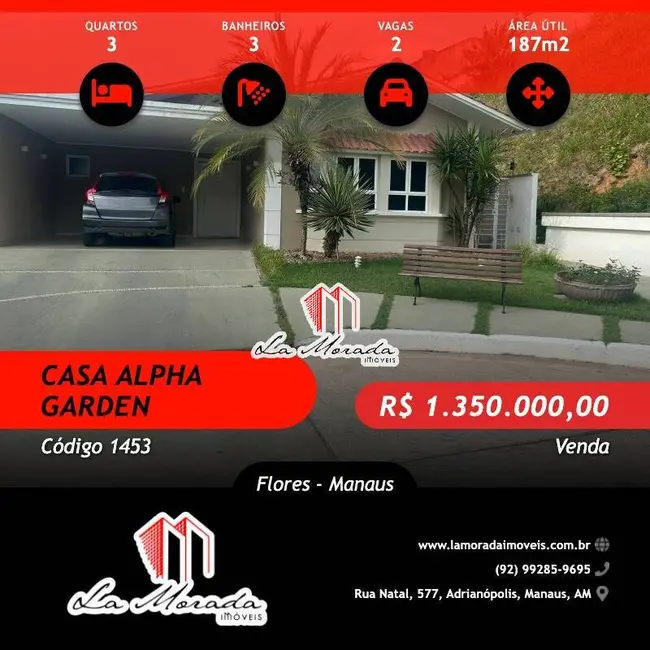 Casa com 3 quartos à venda, 187m2 em Flores, Manaus - AM - imagem 1 Foto 1 de Casa com 3 quartos à venda, 187m2 em Flores, Manaus - AM