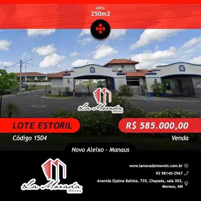 Foto 1 de Terreno / Lote à venda, 250m2 em Novo Aleixo, Manaus - AM